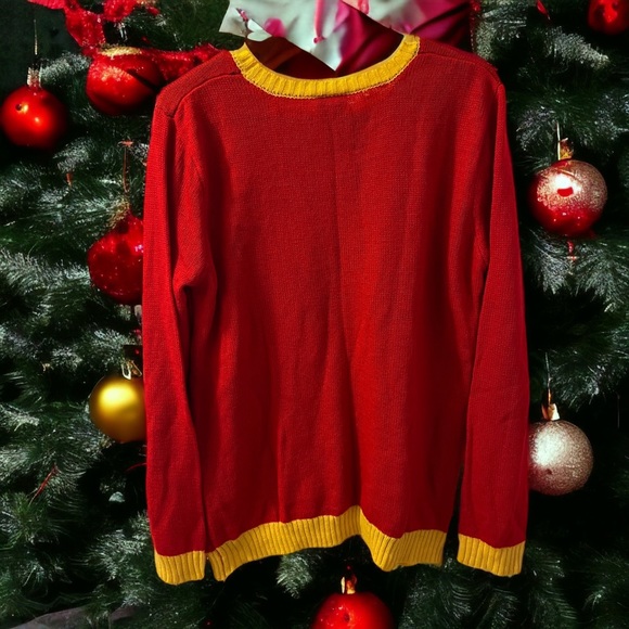 Norther Pole Womens Squirrel Nutcracker Christmas Long Sleeve Lightweight Medium - Picture 5 of 5